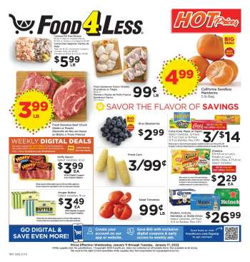 Food 4 Less Flyer - 01/11/2023 - 01/17/2023.