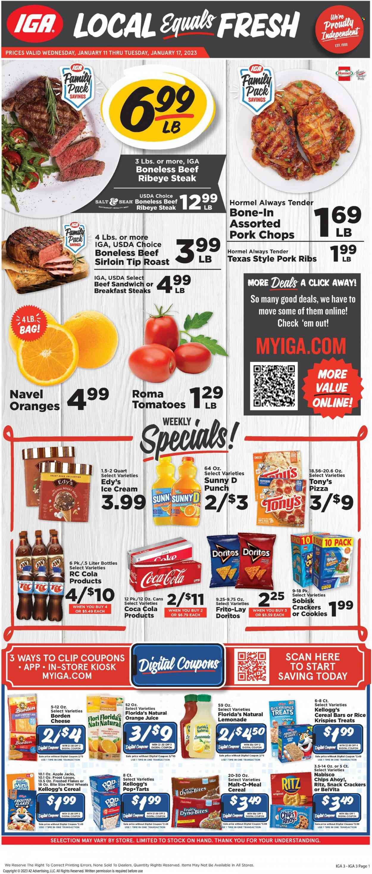 IGA ad - 01/11/2023 - 01/17/2023. Page 1