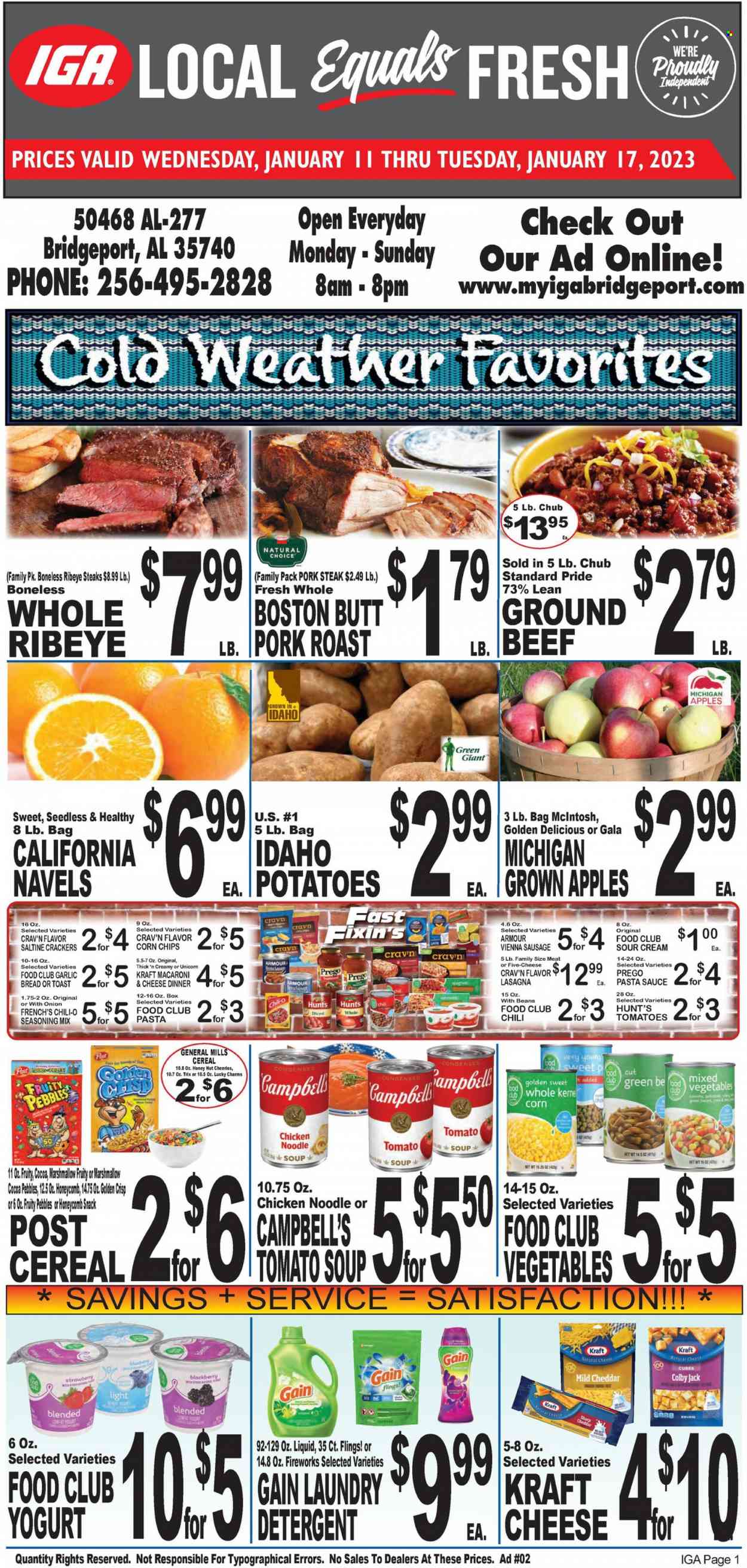 IGA ad - 01/11/2023 - 01/17/2023. Page 1