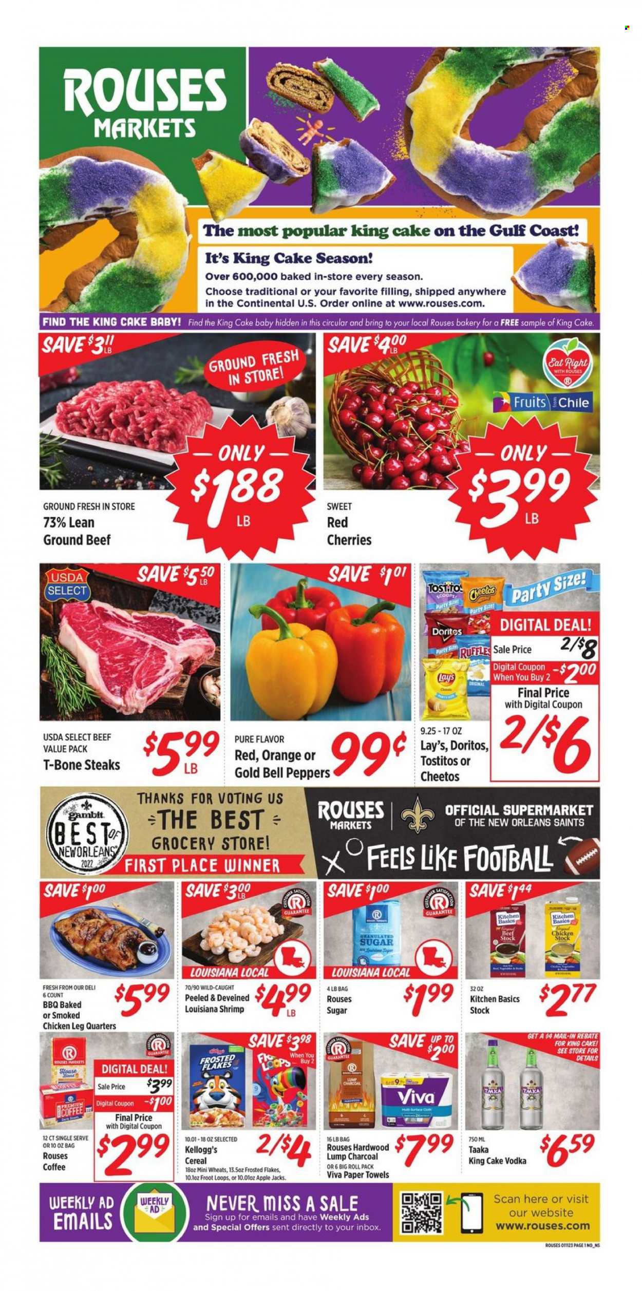 Rouses Markets ad - 01/11/2023 - 01/18/2023. Page 1