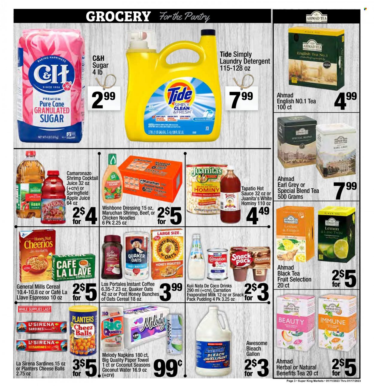 Super King Markets ad - 01/11/2023 - 01/17/2023. Page 3
