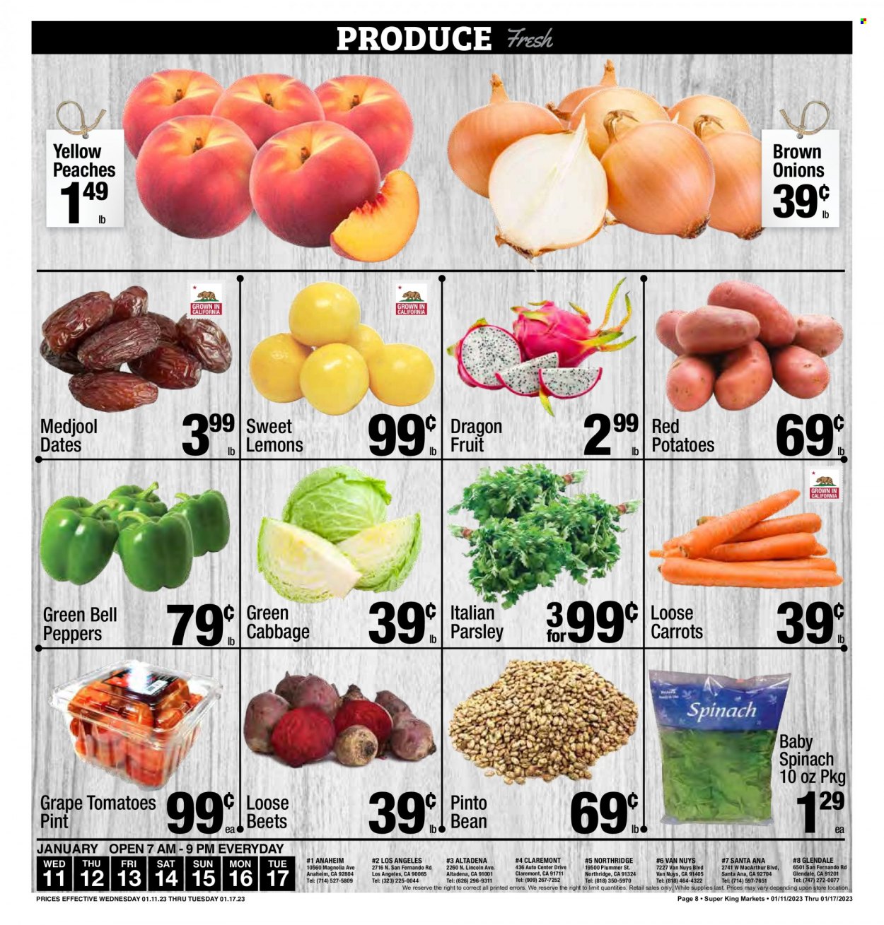 Super King Markets ad - 01/11/2023 - 01/17/2023. Page 8
