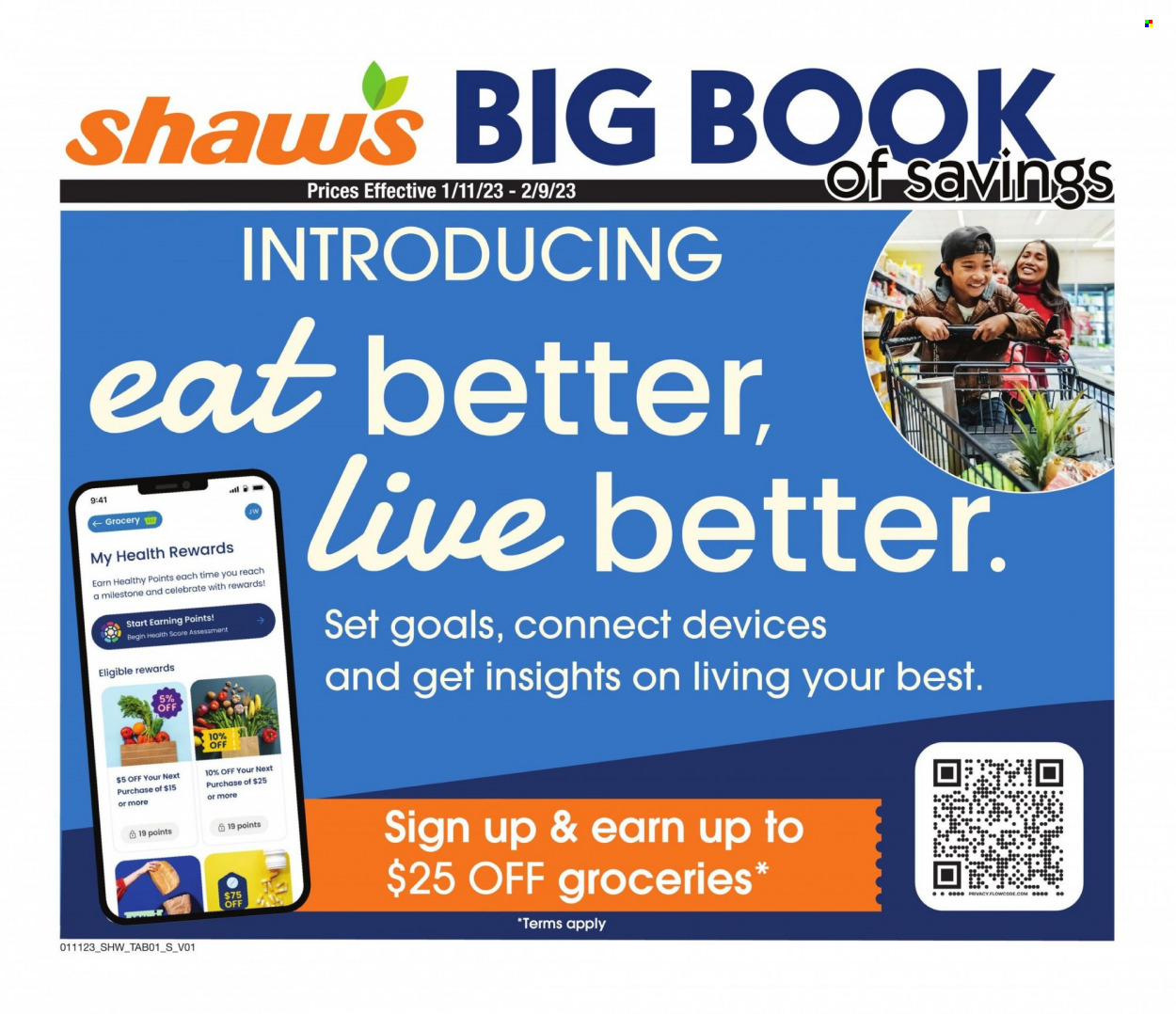 Shaw’s ad - 01/11/2023 - 02/09/2023. Page 1