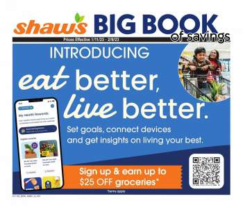 Shaw’s Flyer - 01/11/2023 - 02/09/2023.