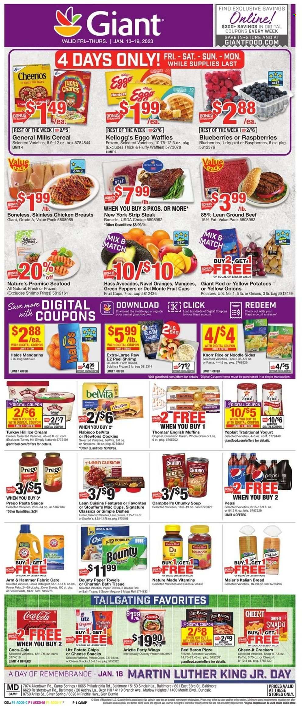 Giant Food ad - 01/13/2023 - 01/19/2023. Page 1