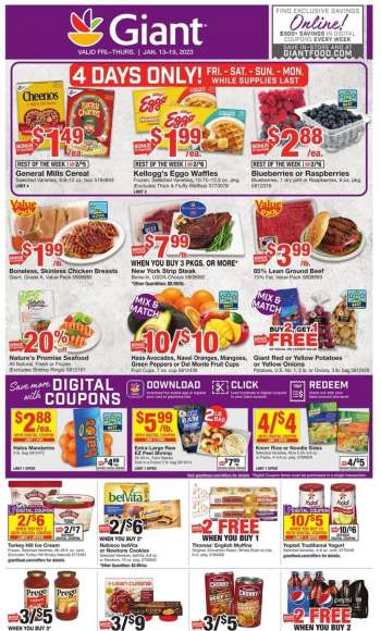 Giant Food Flyer - 01/13/2023 - 01/19/2023.