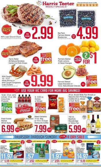 Harris Teeter Flyer - 01/11/2023 - 01/17/2023.