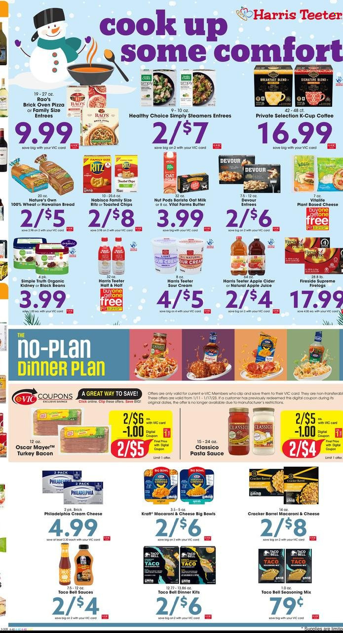 Harris Teeter ad - 01/11/2023 - 01/17/2023. Page 4