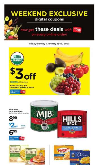 Cub Foods Flyer - 01/13/2023 - 01/15/2023.