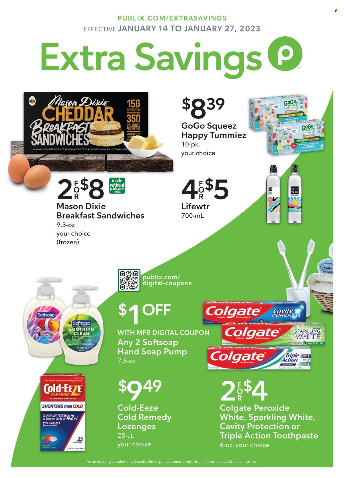 Publix ad - 01/14/2023 - 01/27/2023. Page 1
