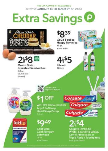 Publix Flyer - 01/14/2023 - 01/27/2023.