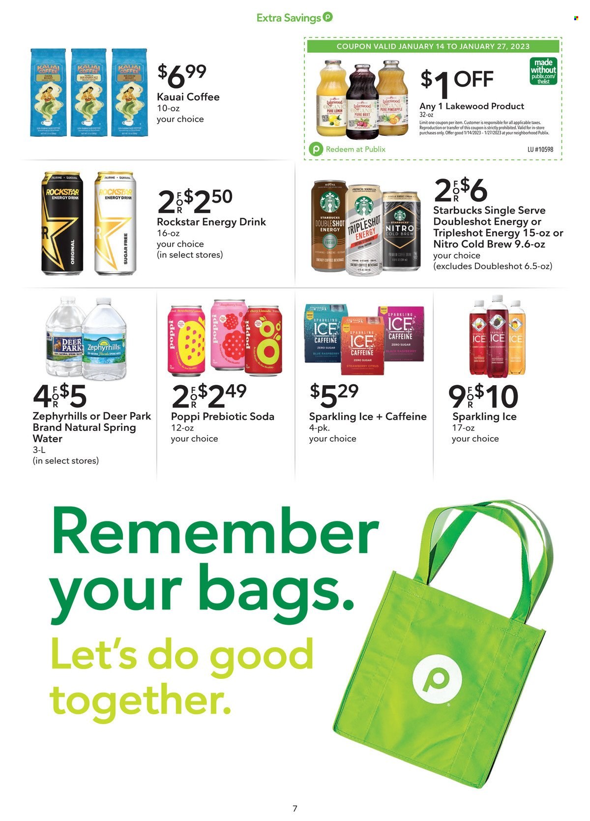 Publix ad - 01/14/2023 - 01/27/2023. Page 7