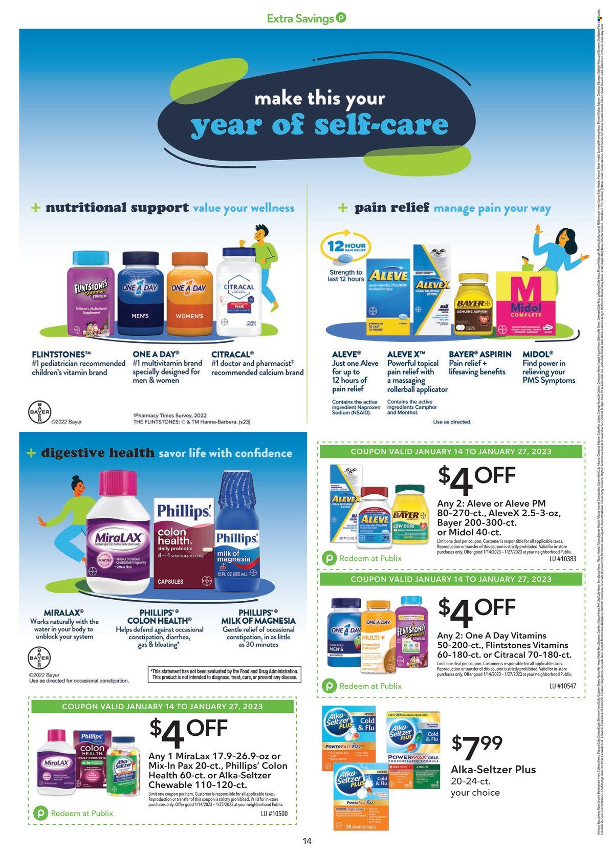 Publix ad - 01/14/2023 - 01/27/2023. Page 14
