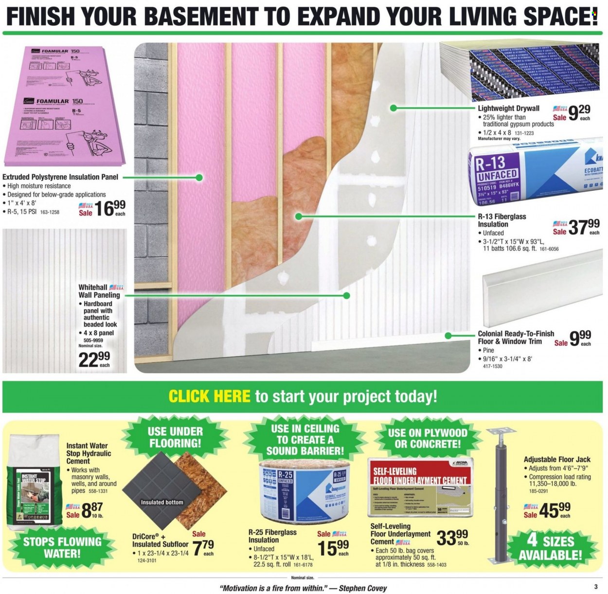 Menards ad - 01/15/2023 - 01/22/2023. Page 3
