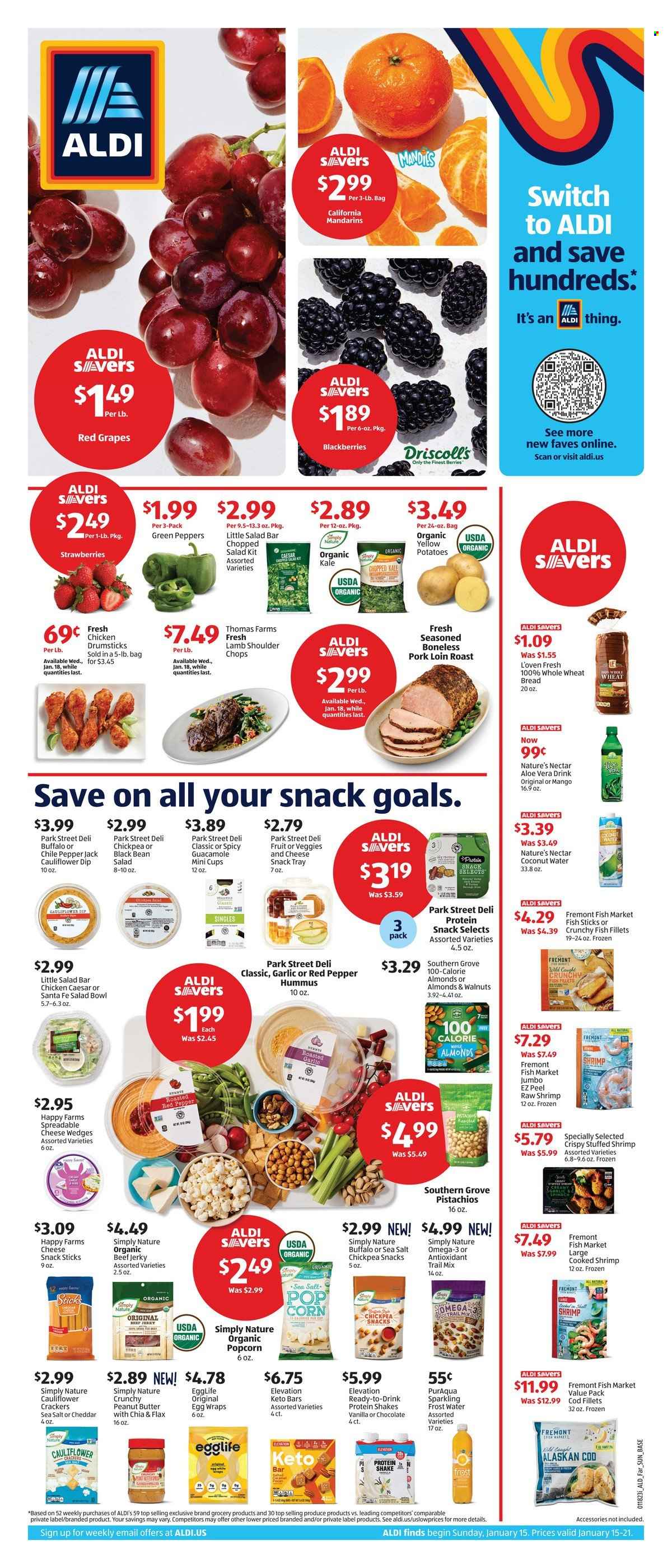 ALDI ad - 01/15/2023 - 01/21/2023. Page 1