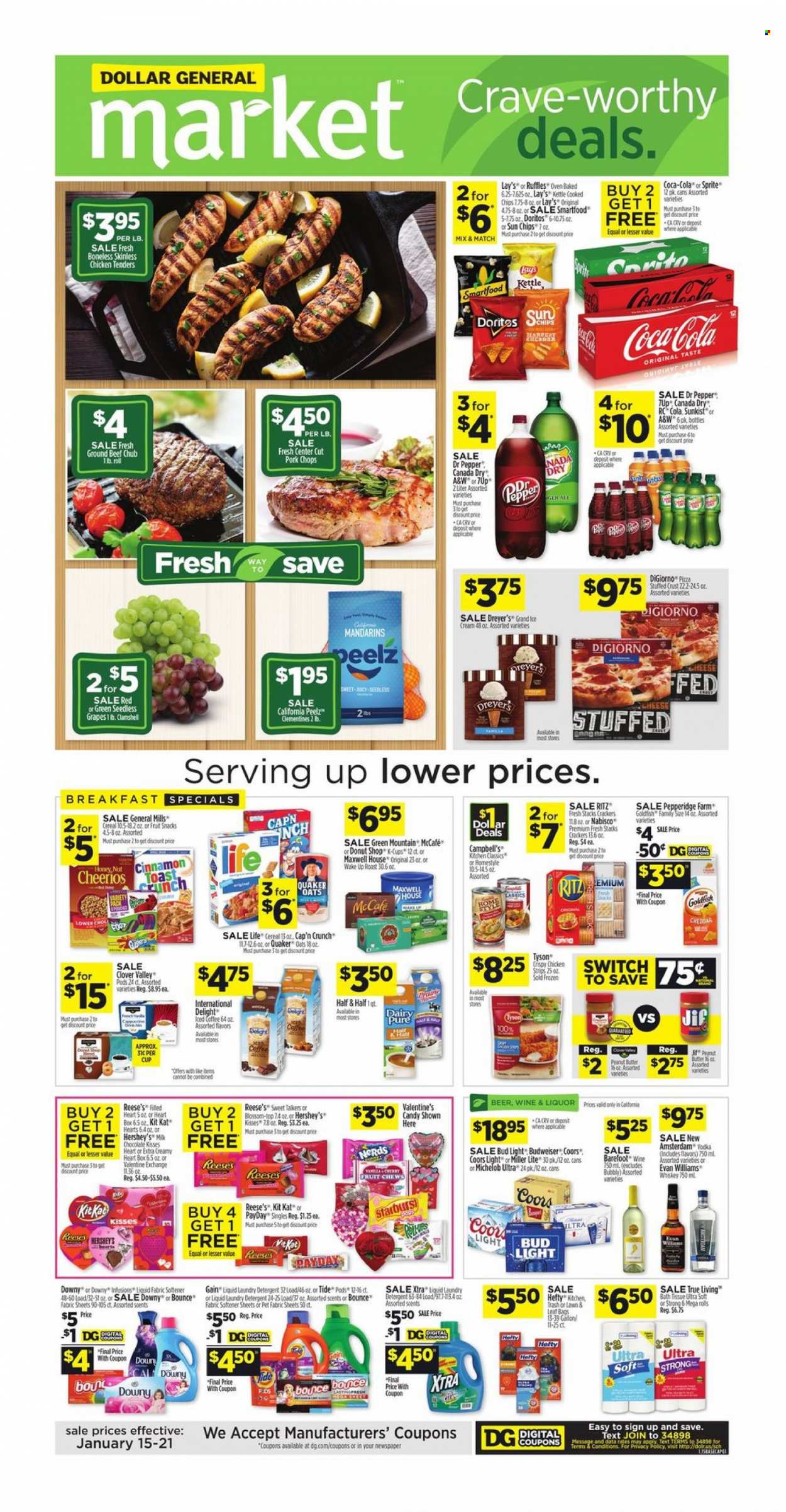 Dollar General ad - 01/15/2023 - 01/21/2023. Page 1