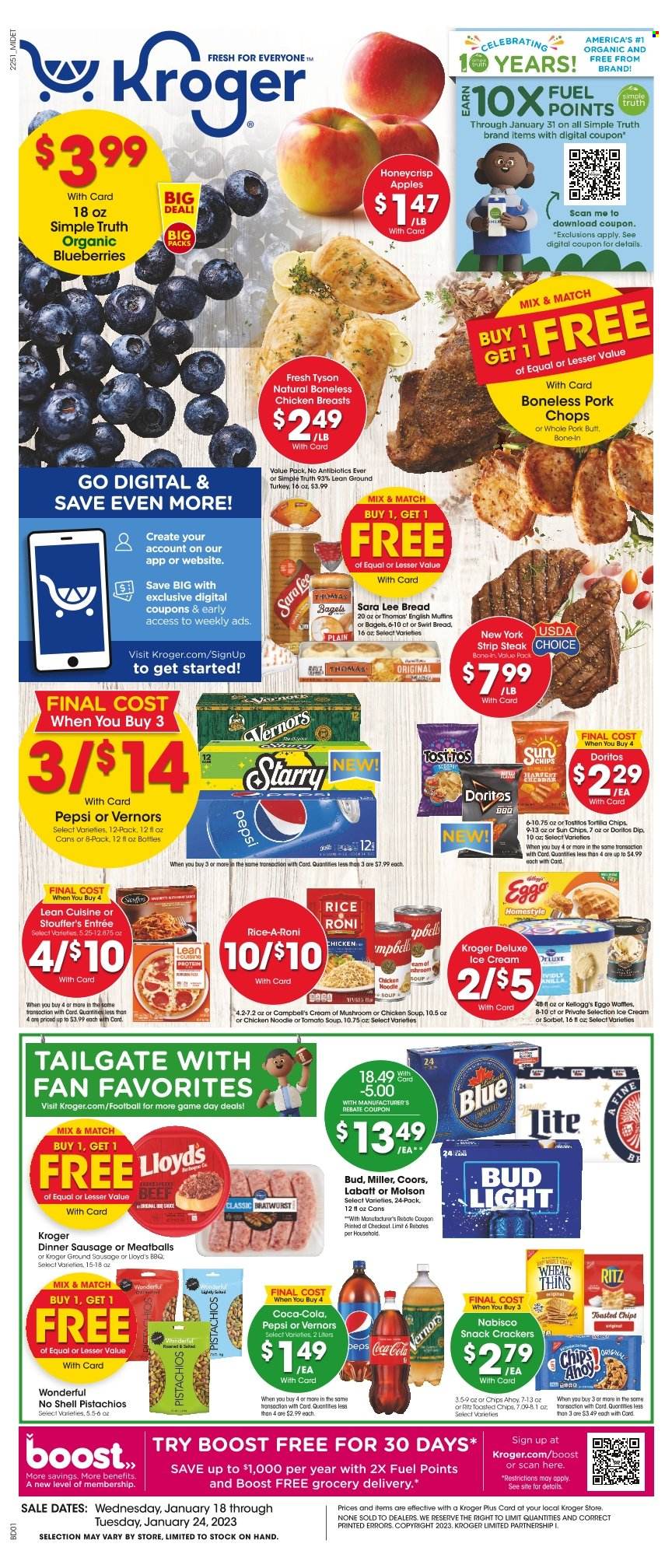 Kroger ad - 01/18/2023 - 01/24/2023. Page 1