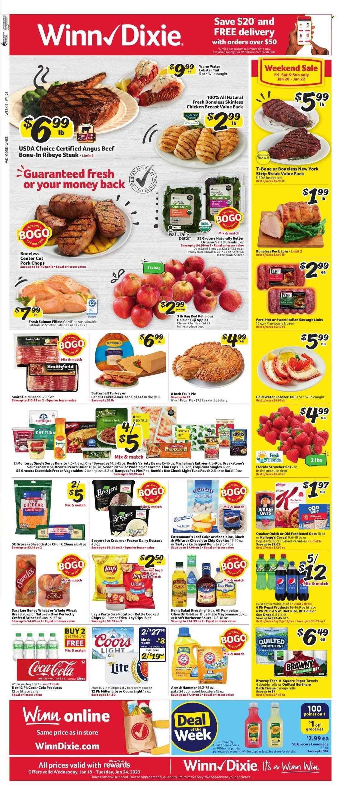 Winn Dixie ad - 01/18/2023 - 01/24/2023. Page 1