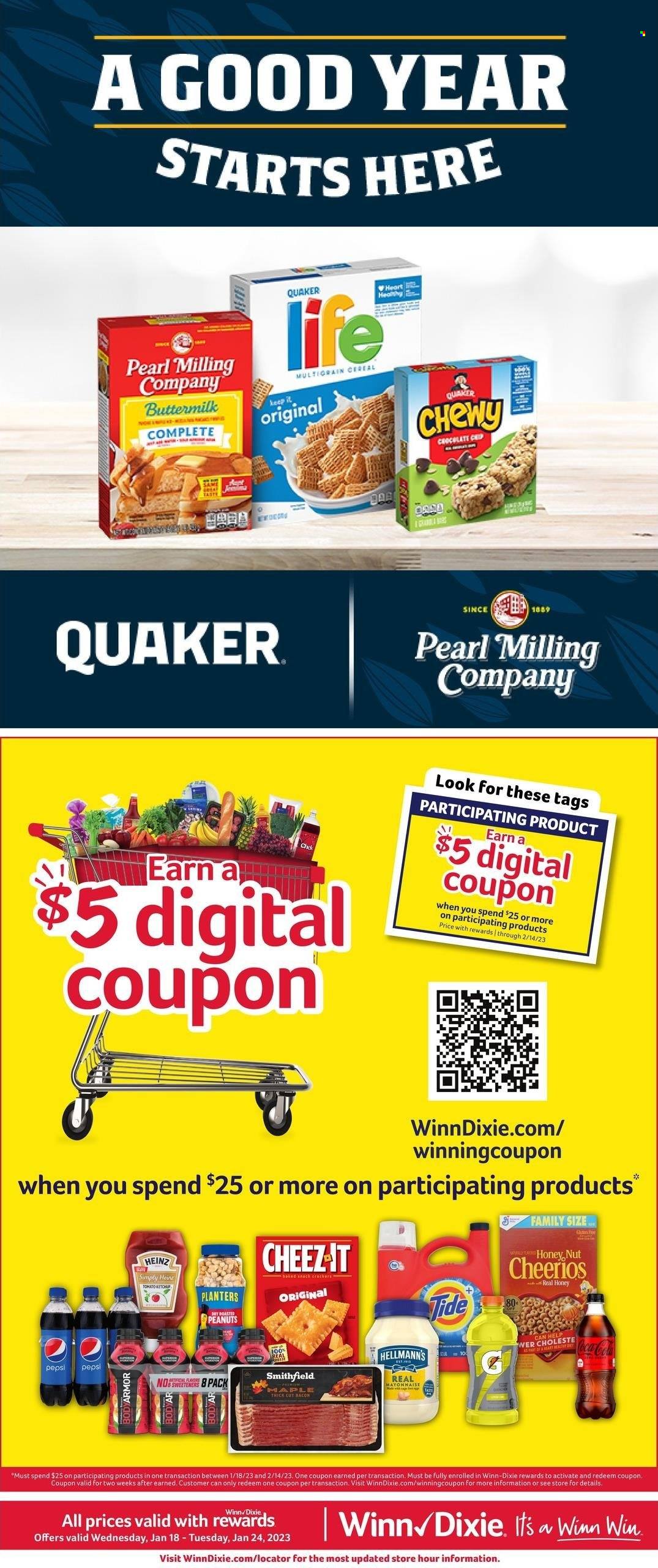 Winn Dixie ad - 01/18/2023 - 01/24/2023. Page 9