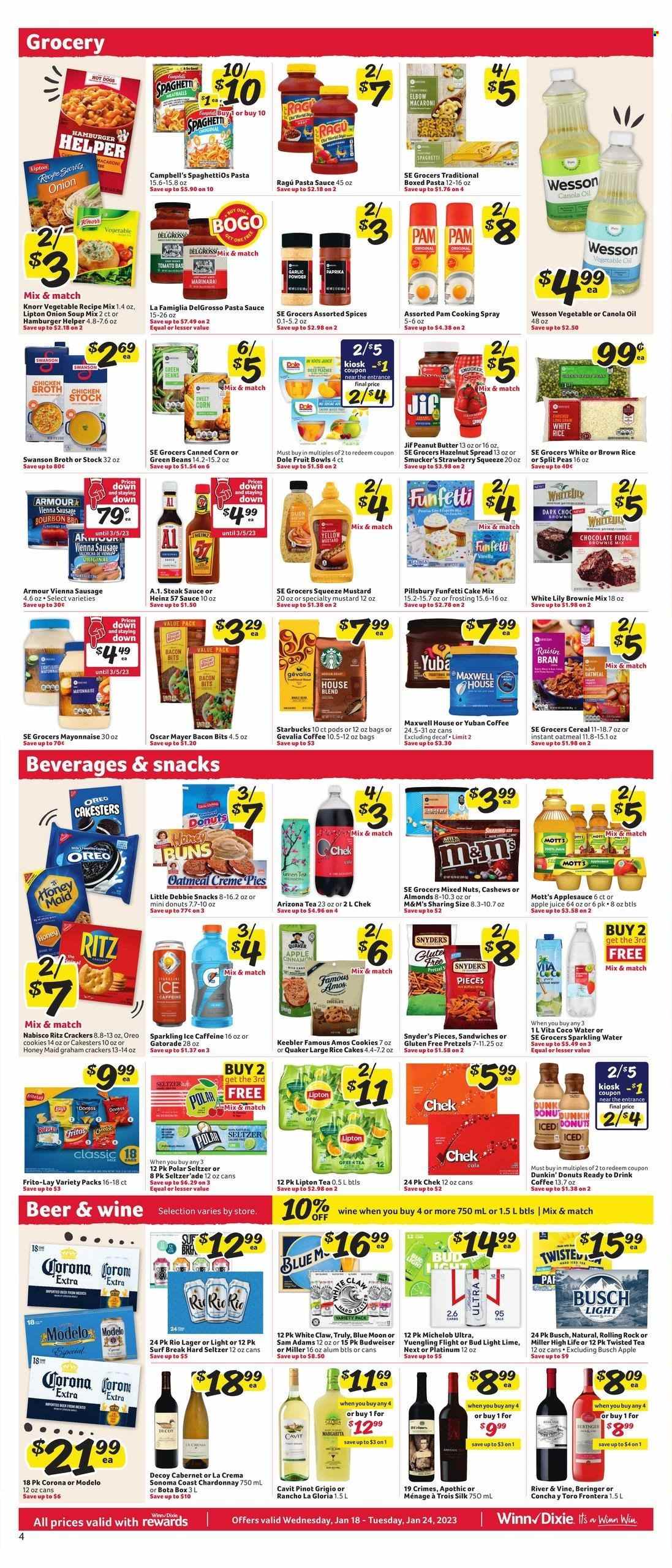 Winn Dixie ad - 01/18/2023 - 01/24/2023. Page 4