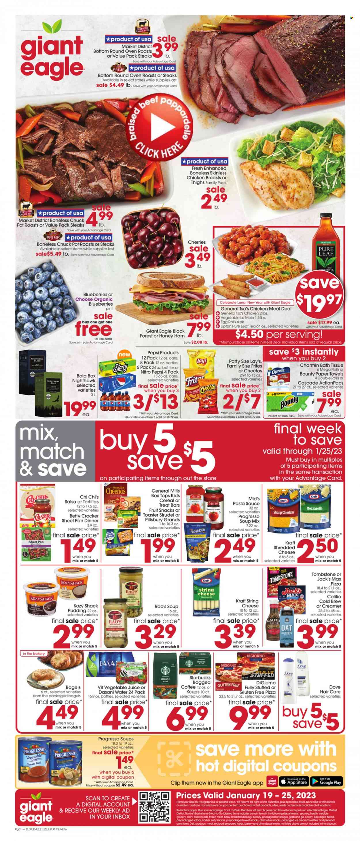 Giant Eagle ad - 01/19/2023 - 01/25/2023. Page 1