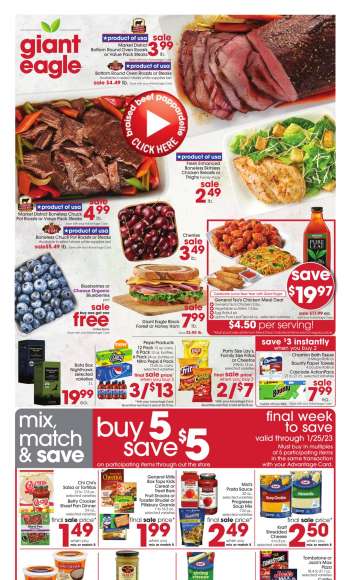 Giant Eagle Flyer - 01/19/2023 - 01/25/2023.