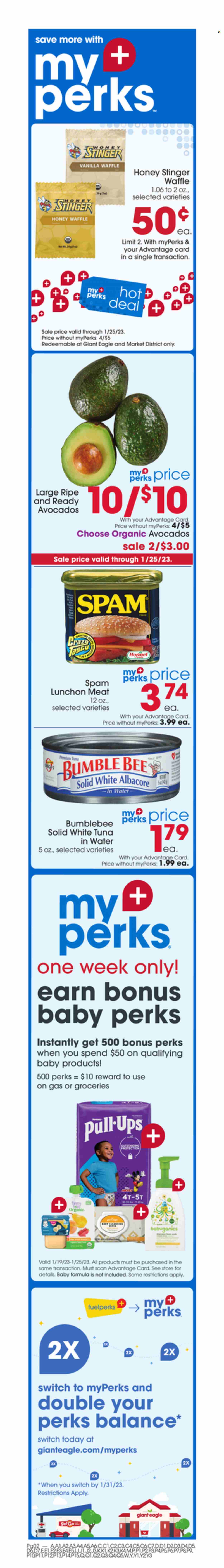 Giant Eagle ad - 01/19/2023 - 01/25/2023. Page 9