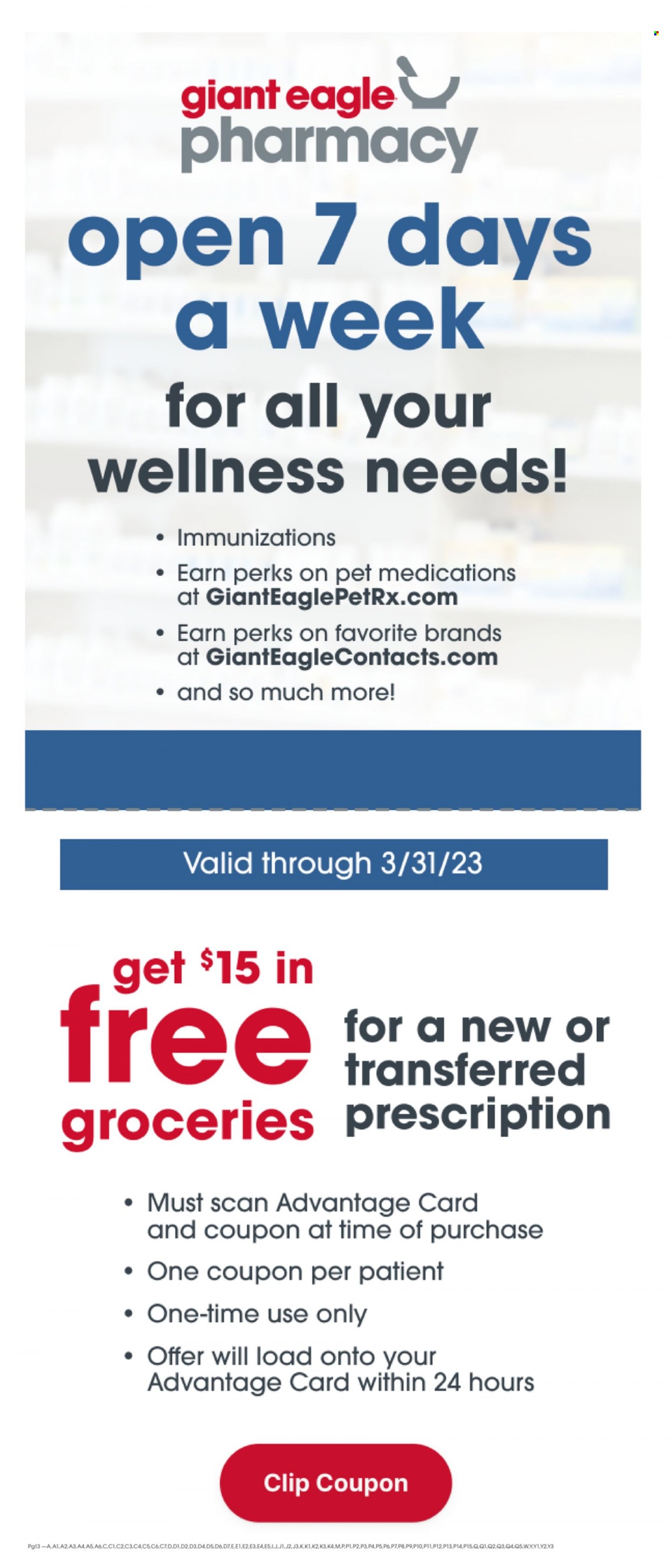 Giant Eagle ad - 01/19/2023 - 01/25/2023. Page 14