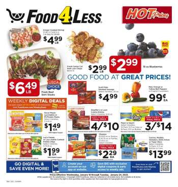 Food 4 Less Flyer - 01/18/2023 - 01/24/2023.