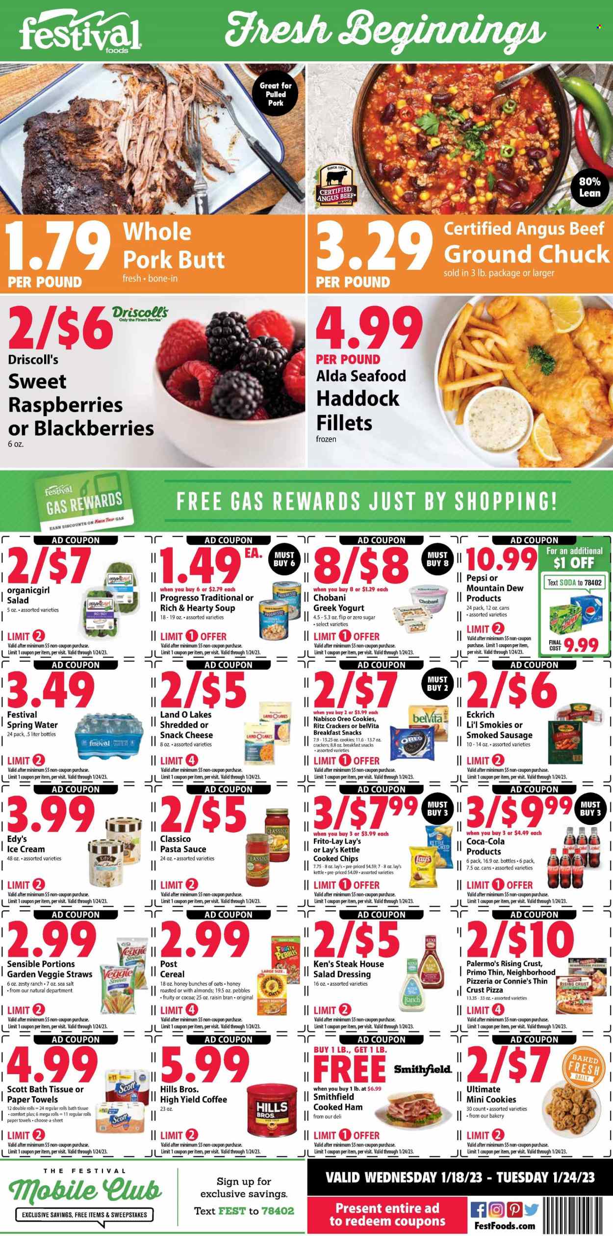 Festival Foods ad - 01/18/2023 - 01/24/2023. Page 1