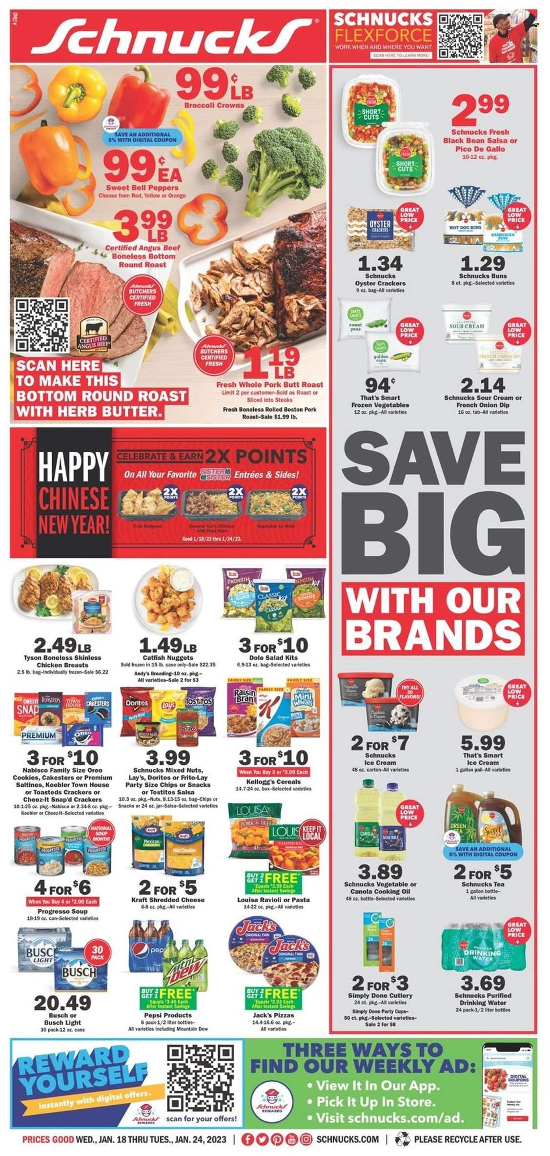 Schnucks ad - 01/18/2023 - 01/24/2023. Page 1