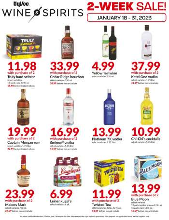 Hy-Vee Flyer - 01/18/2023 - 01/31/2023.