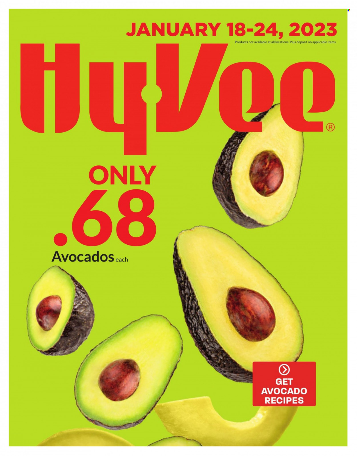 Hy-Vee ad - 01/18/2023 - 01/24/2023. Page 1