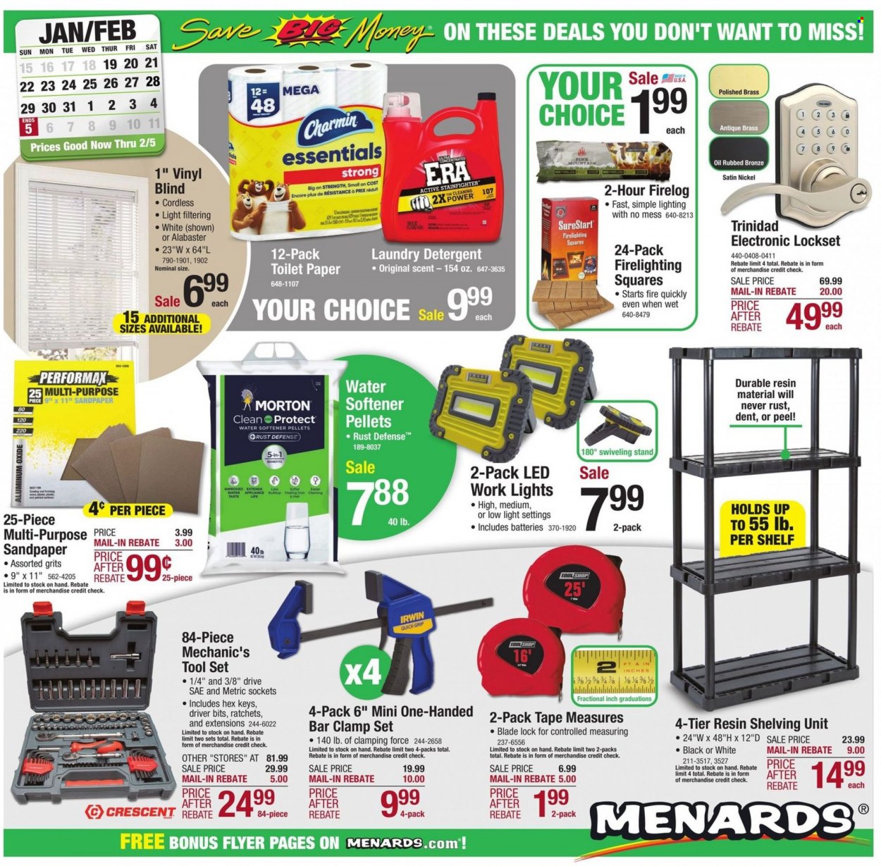 Menards ad - 01/19/2023 - 02/05/2023. Page 1