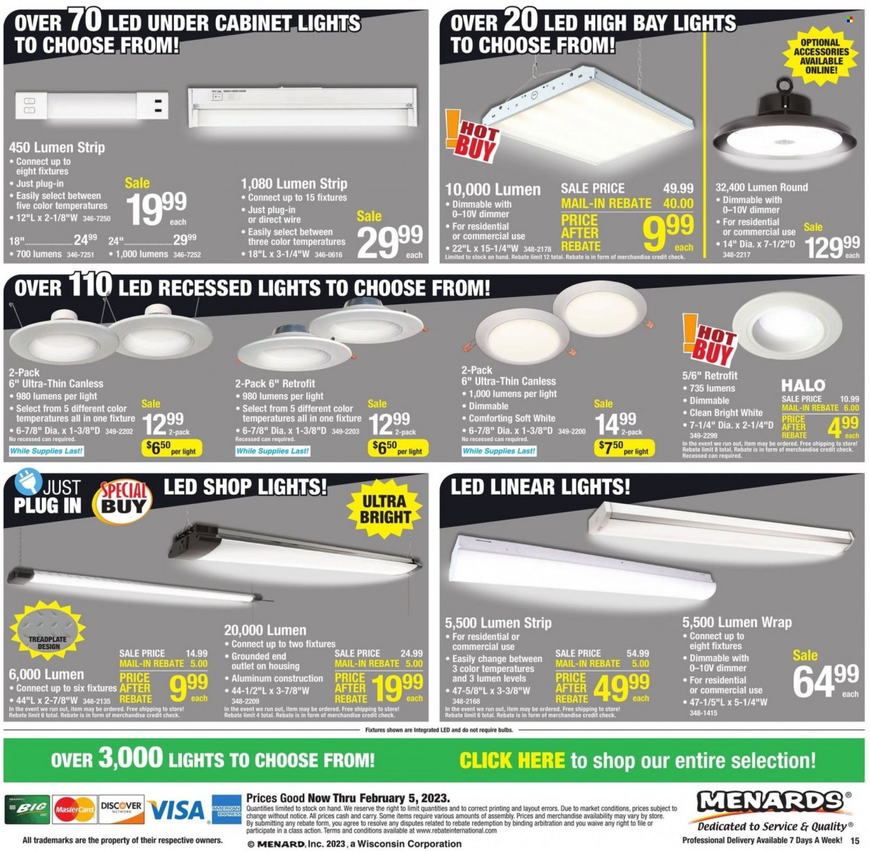 Menards ad - 01/19/2023 - 02/05/2023. Page 19