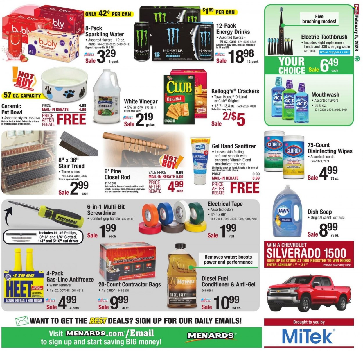 Menards ad - 01/19/2023 - 02/05/2023. Page 20