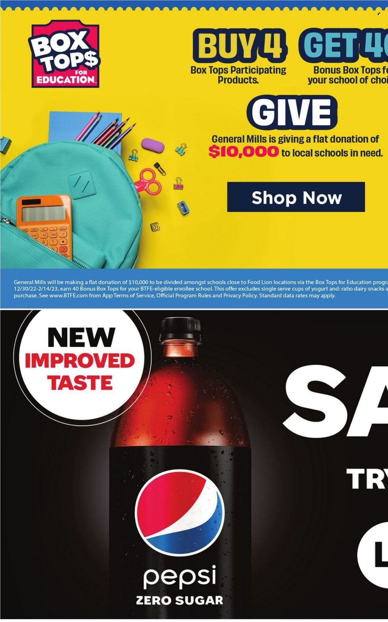 Food Lion ad - 01/18/2023 - 01/24/2023. Page 9