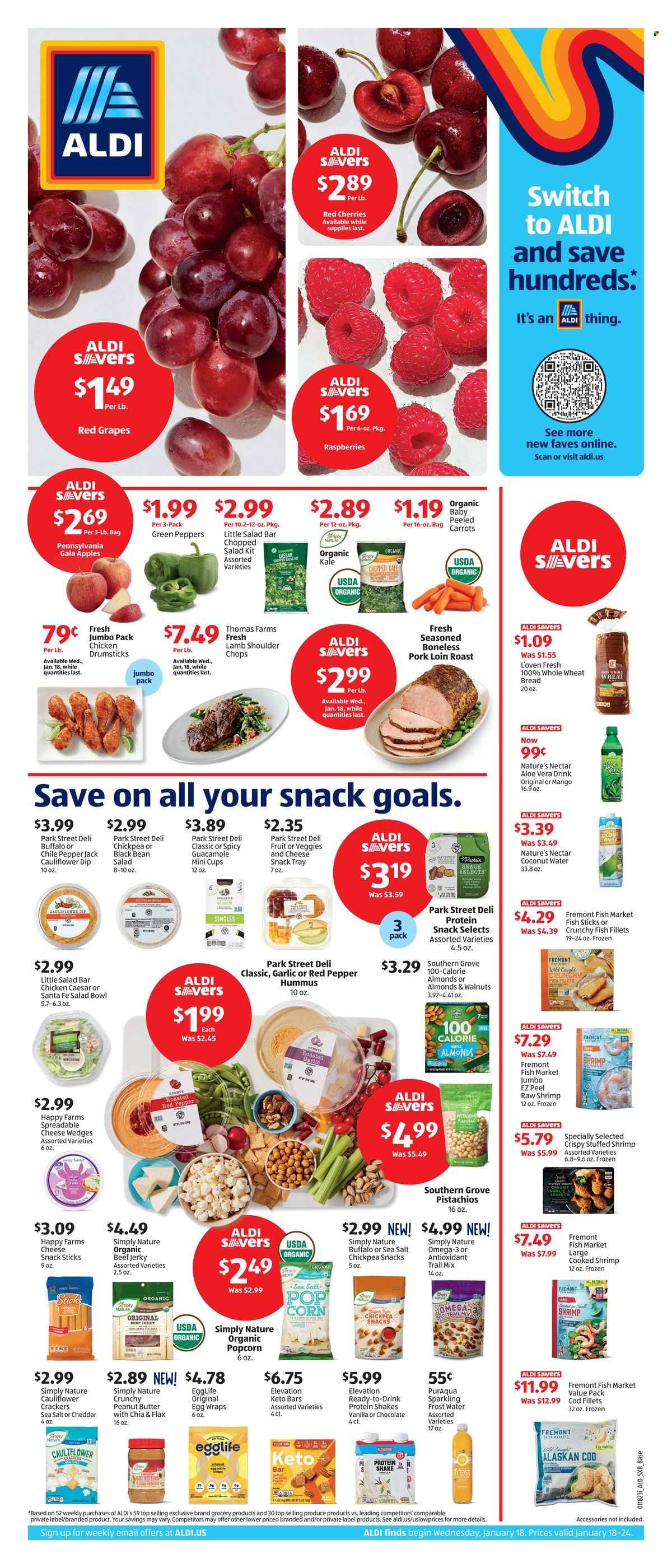 ALDI ad - 01/18/2023 - 01/24/2023. Page 1