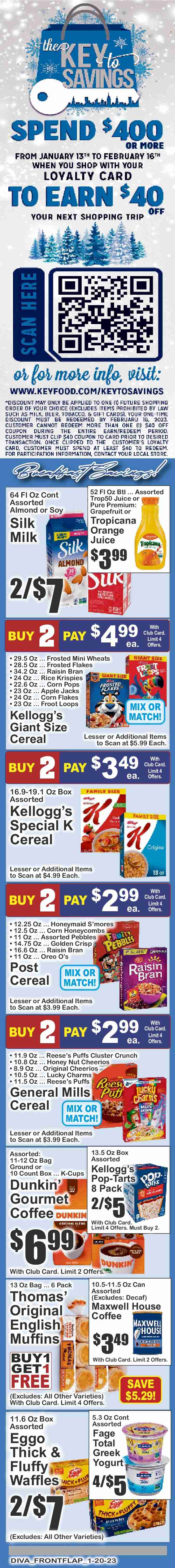 Key Food ad - 01/20/2023 - 01/26/2023. Page 7