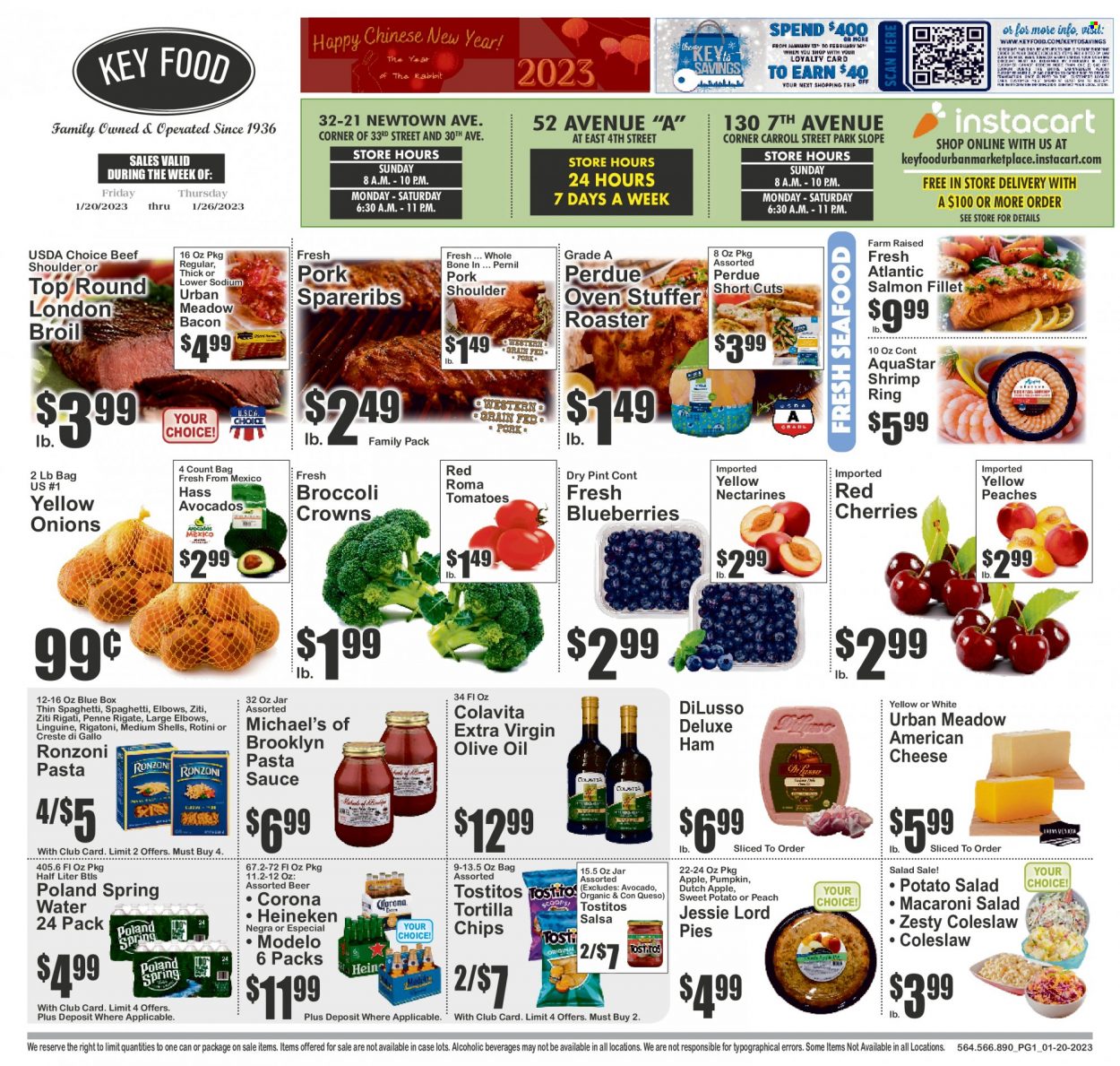 Key Food ad - 01/20/2023 - 01/26/2023. Page 1