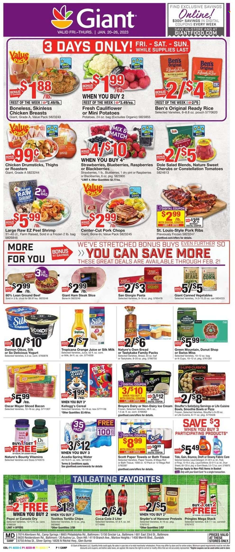 Giant Food ad - 01/20/2023 - 01/26/2023. Page 1