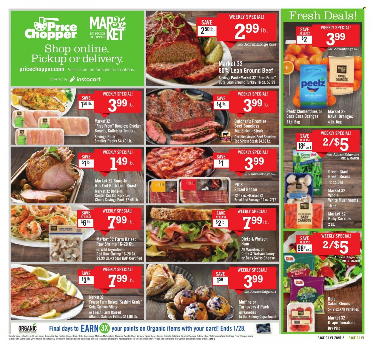 Price Chopper ad - 01/22/2023 - 01/28/2023. Page 1
