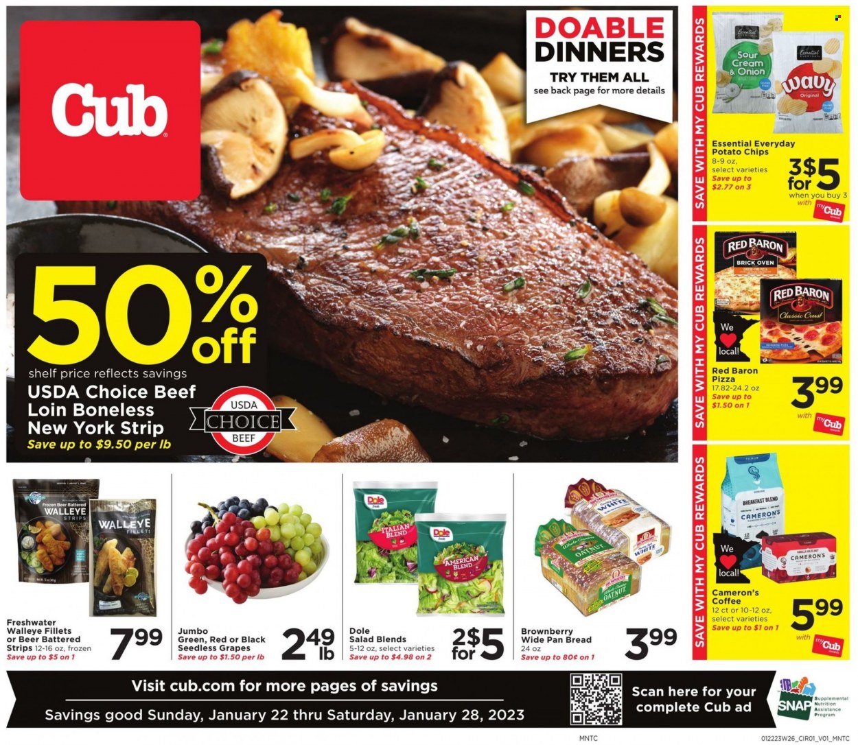 Cub Foods ad - 01/22/2023 - 01/28/2023. Page 1
