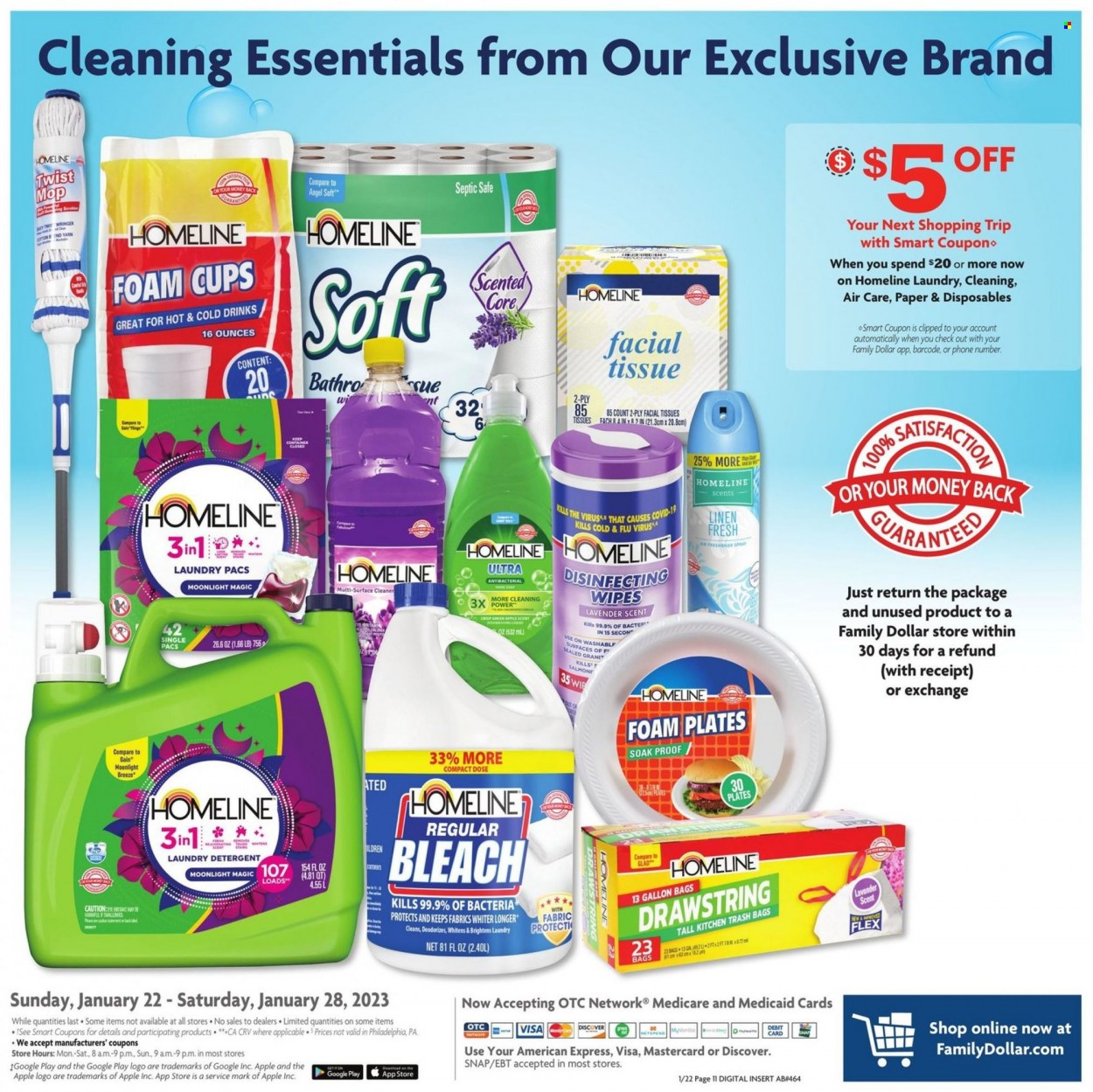 Family Dollar ad - 01/22/2023 - 01/28/2023. Page 13