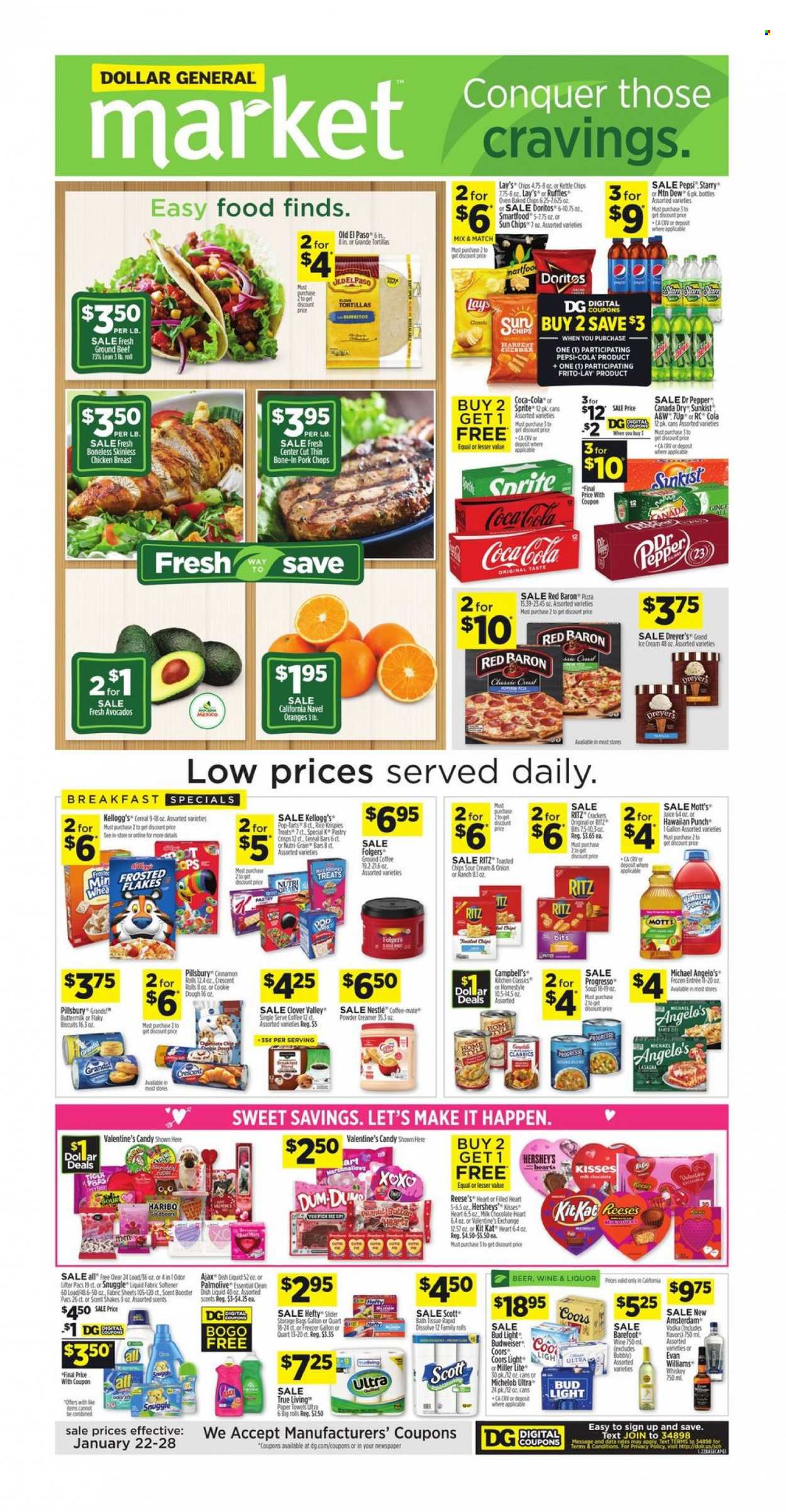 Dollar General ad - 01/22/2023 - 01/28/2023. Page 1