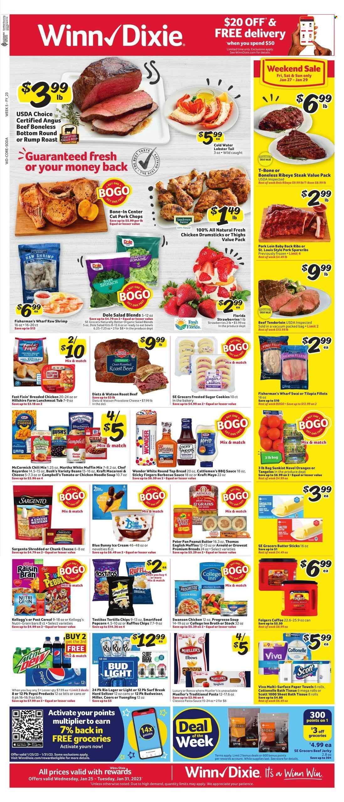 Winn Dixie ad - 01/25/2023 - 01/31/2023. Page 1