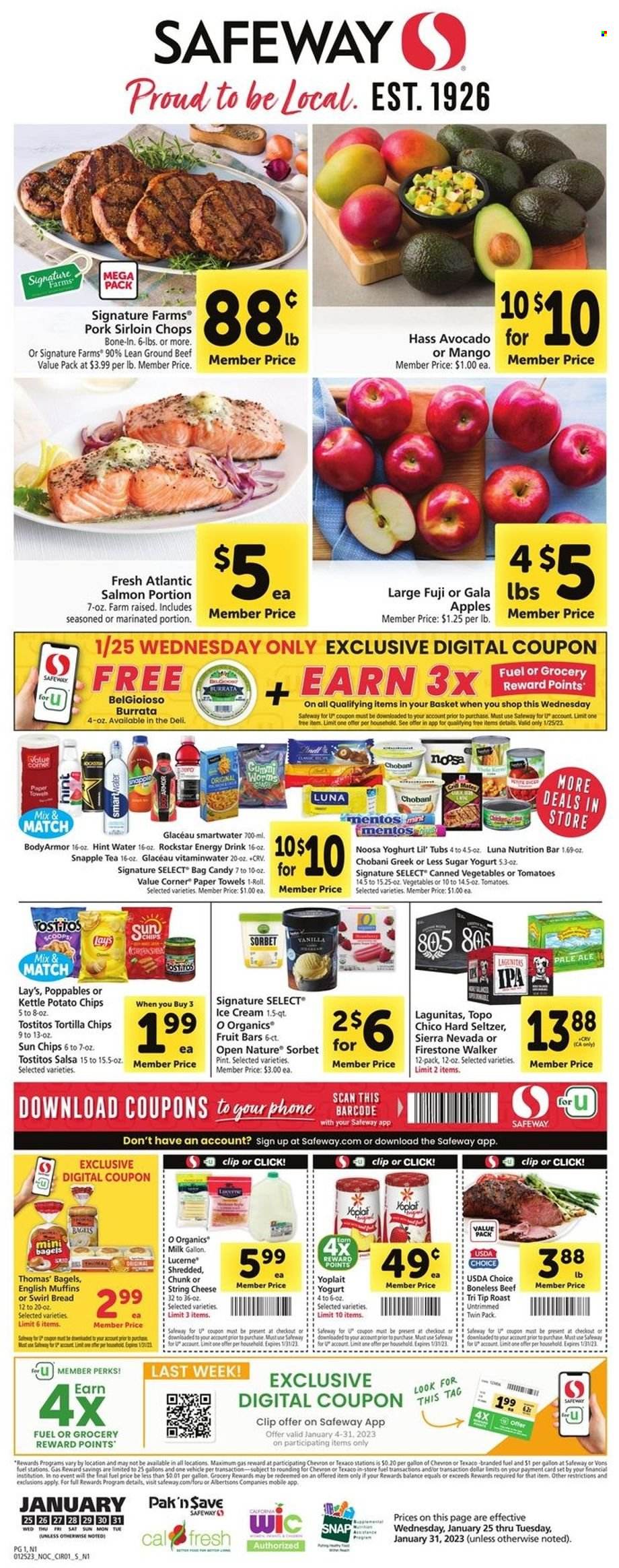 Safeway ad - 01/25/2023 - 01/31/2023. Page 1