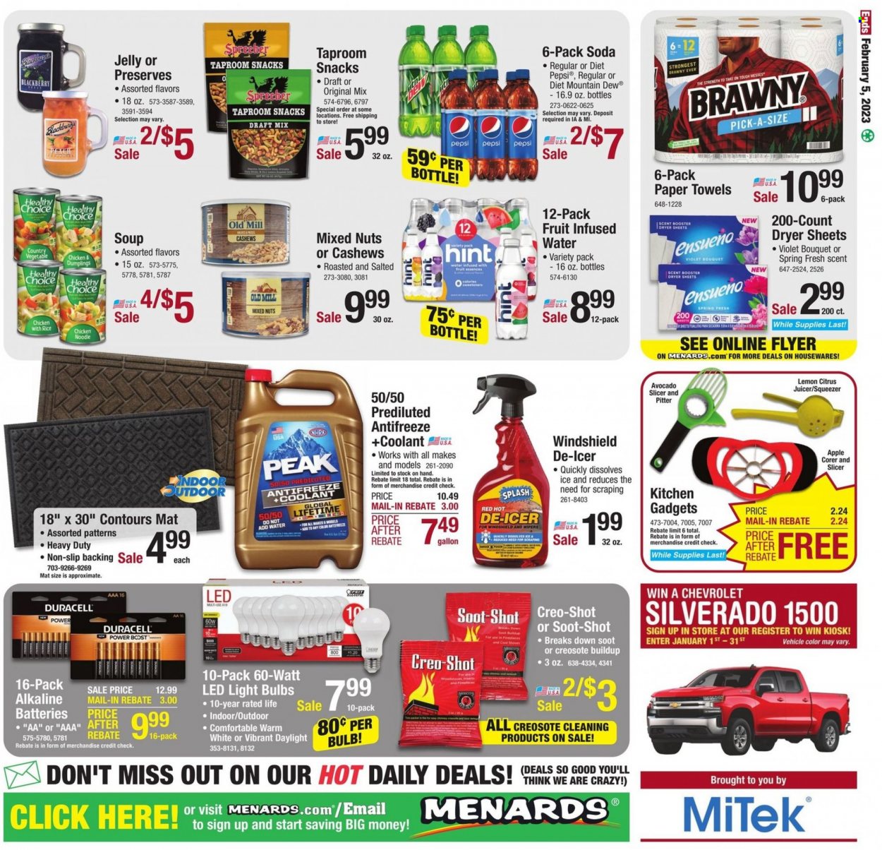 Menards ad - 01/26/2023 - 02/05/2023. Page 21