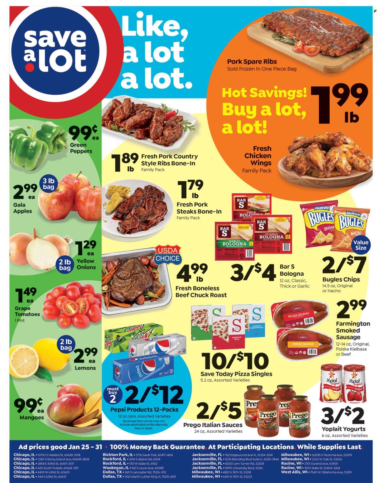 Save a Lot ad - 01/25/2023 - 01/31/2023. Page 1