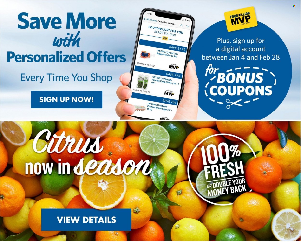 Food Lion ad - 01/25/2023 - 01/31/2023. Page 18
